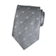 thumbnail image 4 of Corbata clásica a rayas para hombre, ideal como regalo de ceremonia de trabajo. Gris, 4 of 9