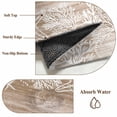thumbnail image 6 of Brown Coastal Round Area Rug 5Ft Washable Circle Rugs for Living Room Bedroom, Summer Ocean Sea Ombre Starfish Corals Non-Slip Carpet Floor Mats Indoor Outdoor Carpet Runner Aesthetic Home Decor, 6 of 8