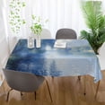 thumbnail image 5 of Yayeee Tablecloths for Rectangular Tables 54 x 72 inch Party Table Cover, Plants and River, 5 of 6