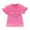 Hot Pink, variant on Little Girls Cute Graphic Tees Short Sleeve Versatile Tshirt Tops