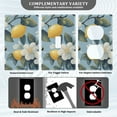 thumbnail image 3 of Yayeee Duplex Wall Plate 1-Gang 4.5"x2.7" Home Receptacle Light Switch Decorative Outlet Cover, Lemon Pattern, 3 of 7