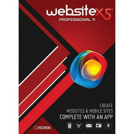 Incomedia WSX5PRO11 WebSite X5 Pro 11 (Digital Code)
