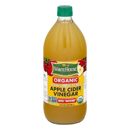 White House Organic Apple Cider Vinegar, Raw & Unfiltered, 32 Fl Oz