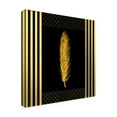 thumbnail image 4 of LightBoxJournal 'Black & Gold - Feathered Fashion' Canvas Art, 4 of 4
