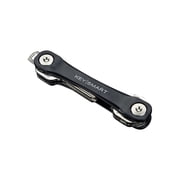 حامل مفاتيح KeySmart Flex ، بلاستيك مرن من البولي كربونات ، يحمل 8 مفاتيح ، للجنسين ، أسود