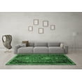 thumbnail image 3 of Ahgly Company Indoor Square Persian Emerald Green Traditional Area Rugs, 3' Square, 3 of 4