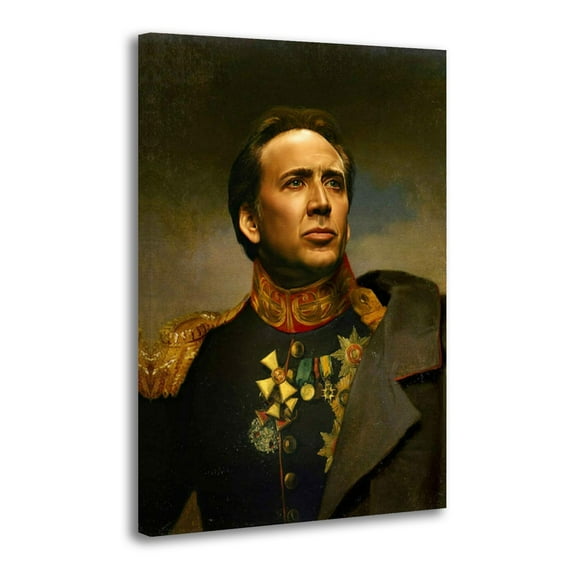 Nicolas Cage Art Poster Canvas Painting Decor Wall Print Photo Gifts Home Modern Decorative Posters 12x18inch(30x45cm)