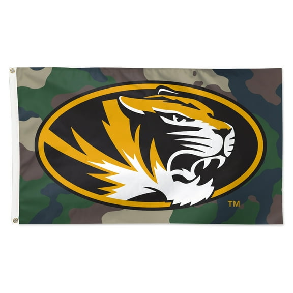 WinCraft Missouri Tigers 3' x 5' Single-Sided Deluxe Camo Flag