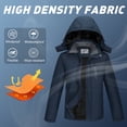 thumbnail image 4 of Generic MEL Men's Ski Jacket Windproof Winter Coat Outdoor Jackets for Men Dark Blue Size S, 4 of 10