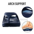 thumbnail image 5 of Litfun Orthotic Flip Flops for Women, Pillow Soft Recovery Thong Sandals Slippers, Summer Beach Shoes with Arch Support, Navy, 5 of 8