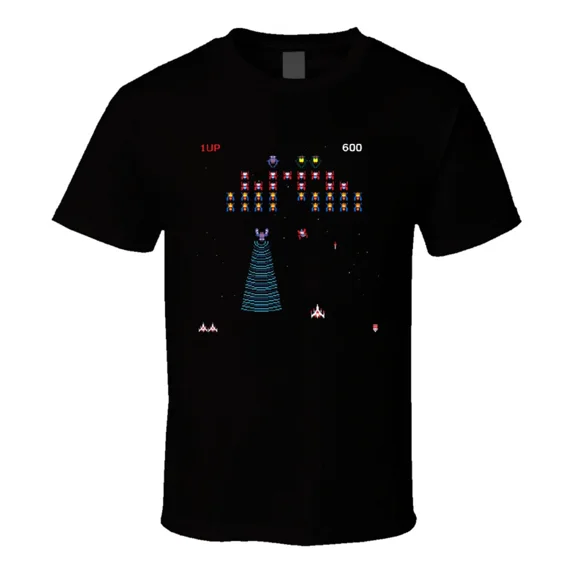 VINTAGE Retro Arcade Game Galaga T Shirt