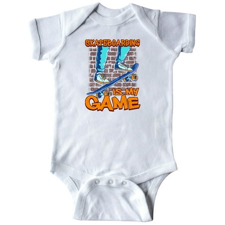 

Inktastic Skateboarding is my Game Gift Baby Boy or Baby Girl Bodysuit