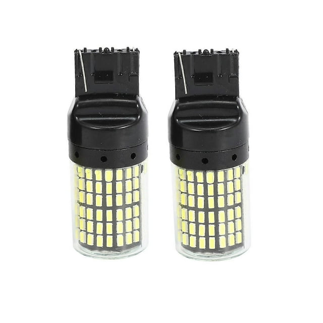 2Pcs Super Bright Canbus T20 7440 W21W WY21W 144-SMD Reverse Light Turn Signal Light Error Free No Hyper Flash T20 7440 Led Bulbswhite