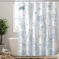 thumbnail image 2 of Rustic Nautical Shower Curtain,Lighthouse Sailing Beach Bathroom Shower Curtains,Navy Blue Coastal Bath Curtains Sets with 12 Hooks 72x72in,Waterproof Fabric, 2 of 6