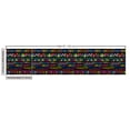 thumbnail image 3 of Ambesonne Colorful Fabric by the Yard Upholstery, Hand Drawn Art, 1 Yard, Multicolor, 3 of 5