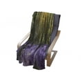 thumbnail image 3 of Woodland Soft Flannel Fleece Blanket, Sunbeams in the Forest of Bluebells Blooms Deep in Woodland Oxfordshire, Cozy Plush for Indoor and Outdoor Use, 70" x 90", Violet Green Yellow, by Ambesonne, 3 of 5
