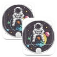thumbnail image 7 of Yayeee 2-Pack Plug in LED Night Lights with Light Sensors Motion Detectors, Colorful Astronaut Planet, 7 of 7
