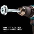 thumbnail image 4 of Juego de 5 uds de protectores de enchufes de PVC con cabezal de 1/2 pulgadas, 3/4 pulgadas, 1-1/2 pulgadas, 2 pulgadas, 3 pulgadas, cortador de escariador de tubos de PVC, se adapta a 1/2", 4 of 5