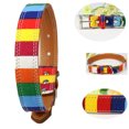 thumbnail image 3 of Wdftyju Collar de Cuero Liso Ajustable Colorful Rainbow Pet L-106593.03 Wdftyju 5td1ek2ar4ny8vl0D01, 3 of 6