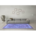 thumbnail image 3 of Ahgly Company Indoor Rectangle Persian Blue Traditional Area Rugs, 6' x 9', 3 of 4