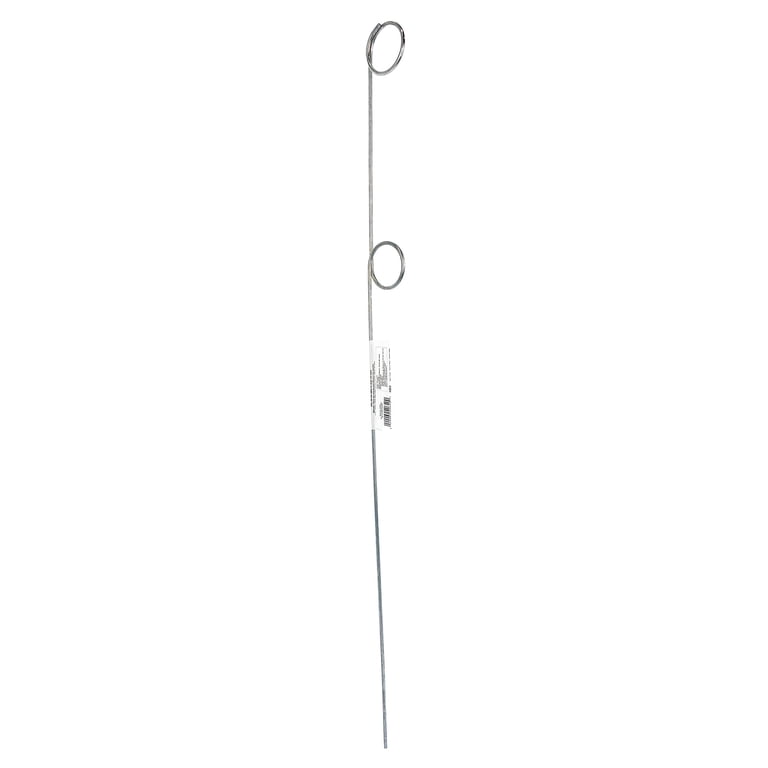 2 pack) Hy-Ko Metal Pigtail Sign Stake/Holder, 28 inch, Weather