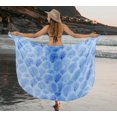 thumbnail image 4 of LA LEELA Women's Bikini Beach Wrap Swimwear Cover up Bathing suit Summer Wraps Swimsuit Sarong Skirts for Women One Size Dodger, Tree, 4 of 6
