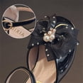 thumbnail image 6 of Generic Girls Sandals Dress Shoes Wedding Party On Vacation Low Heels Autumn Winter Clothes for Catwalk Performance Holiday Party Wedding Christmas（6-7 Years Black）, 6 of 9