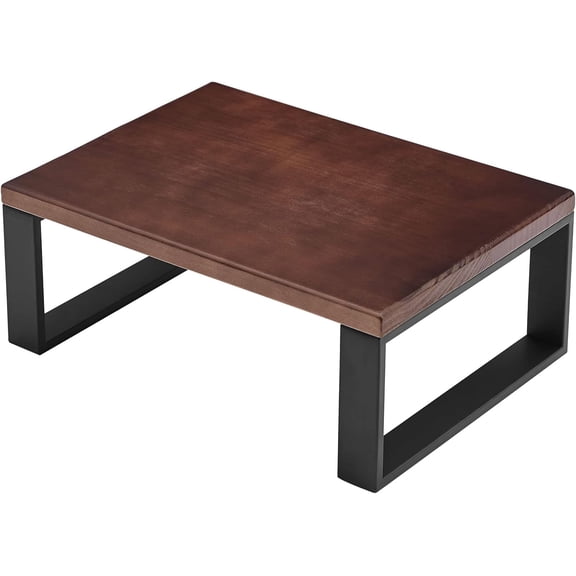 Solid Wooden Step Stool for Adults Seniors Non-Slip, Heavy Duty Bed Steps for High Beds with 500 LBS Capacity, Portable Bedside Step Stool Easy Assembly