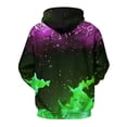 thumbnail image 4 of NuoCaiYun Fall Winter Sweatshirts for Men and Women Hooded Sweater Flame Printed Pullover Blouse with Pocket, 4 of 6