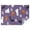 Purple Halloween Ghosts, variant on Purple Halloween Pumpkins Bats and Spiders Rectangle Tablecloth 60"x84",Waterproof Polyester Rectangle Table Cloth, Wipeable Spillproof Polyester Tablecloth for Dining, Camping, Indoor and Outdoor