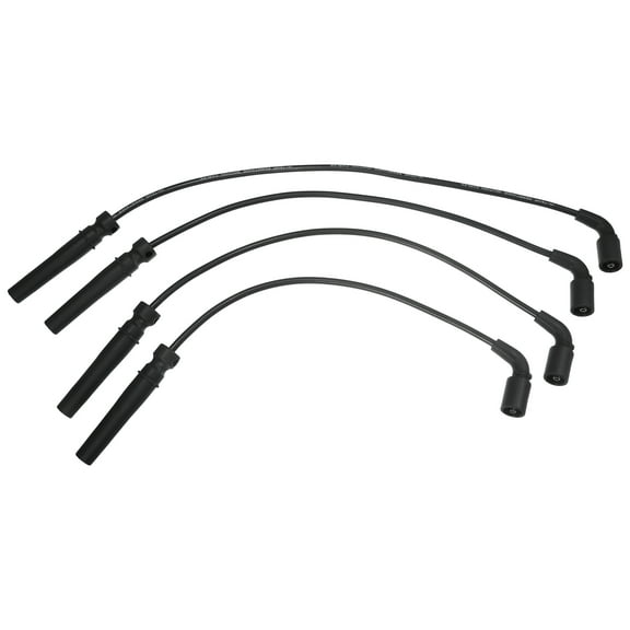 Unique Bargains Car Spark Plug Coil Wires 7mm Fit?for Chevrolet Aveo Aveo5 Wave L4 1.6L No.96497773/96211948 - Pack of 4
