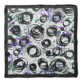 thumbnail image 4 of Bimba Foulard Rectangulaire en Voile de Coton Imprimé pour Femmes, Tour de Cou et de Tête - 40 x 40 Pouces, 4 of 7