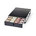 thumbnail image 3 of Nifty Solutions Capacity Nifty Rolling Mini Black Finish, Compatible with K-Cups, 24 Pod Pack Holder, Compact Under Coffee Pot Storage Drawer, Slim Home Kitchen Counter Organizer, 3 of 4