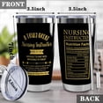 thumbnail image 2 of Nursing Instructor Gifts Tumbler for Women Men,20 oz Stainless Steel Insulated Tumblers with Lid, Medical Assistant Gifts, Nursing Student Gifts (nursing instructor), 2 of 7