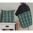 thumbnail image 5 of Soimoi Modal Satin Fabric Plaid Check Printed Fabric 1 Yard 42 Inch Wide, 5 of 5