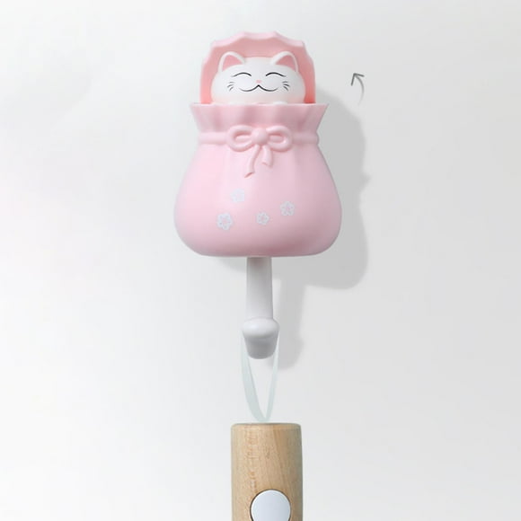 preciosos ganchos para abrigos, ganchos para uso general, ganchos para organizador de inodoro de cocina, toalleros para baños, ganchos adhesivos para Rosado Macarena Ganchos Adhesivos