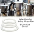 Replacement Gasket Seal for Coffee Espresso Moka Stove Pot Top Silicone