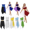 thumbnail image 2 of Women Ballet Lyrical Dancewear Sleeveless Praise Dance Worship Dress Liturgical Stage Performance Costume, 2 of 5