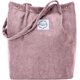 thumbnail image 1 of Bolso de mano de pana rosa para mujer Bolso estético con bolsillo interior y cierre a presión Bolso de compras para ir de compras Trabajo Almuerzo Bolso de playa para viajar, 1 of 5