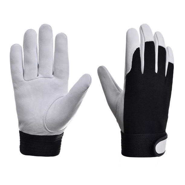 Guantes de jardinería híbridos transpirables Guantes de soldadura para manejo de carpintería en bicicleta de trabajo Adepaton Botas y Guantes