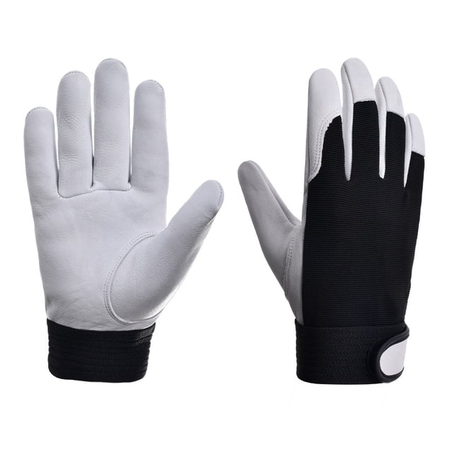 Guantes de jardinería híbridos transpirables Guantes de soldadura para manejo de carpintería en bicicleta de trabajo Adepaton Botas y Guantes