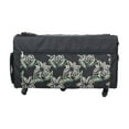 thumbnail image 4 of Everything Mary Jumbo 5 Wheel Collapsible Rolling Sewing Machine Storage Case, Floral, 4 of 11