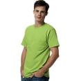 thumbnail image 1 of Hanes TAGLESS Men`s Pocket T-Shirt, S, Lime, 1 of 4