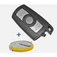 thumbnail image 1 of Key Fob Case with Battery for 3 Series E90 E91 E92 E93 and 5 Series E60 E61 Remote Control Replacement Part, 1 of 5