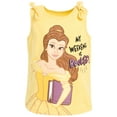 thumbnail image 5 of Disney Princess Moana Belle Cinderella Little Girls 3 Pack Tank Tops Toddler to Big Kid, 5 of 5