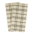 thumbnail image 2 of RITZ Royale Collection 100% Combed Terry Cotton, Oversized Kitchen Towel Set, 2-Pack, Check, Black, 2 of 6