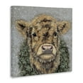 thumbnail image 4 of Stupell Industries Snowy Cattle & Wreath Animals & Insects Painting Gallery Wrapped Canvas Art Print Wall Art, 24 x 24, 4 of 8