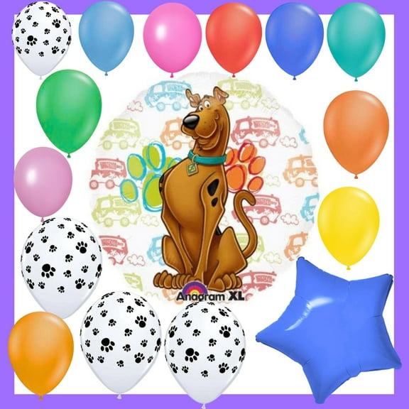 Scooby-Doo Balloon Set - 16-Piece Bundle