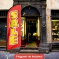 thumbnail image 6 of QSUM Sale Themed Swooper Flag, 11FT Sale Advertising Feather Flag with Pole Kit, Ground Spike, Sale Signs for Businesses and Storefronts（FLAG ONLY）, 6 of 7