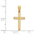 thumbnail image 2 of 14k Cross Charm in 14k Yellow Gold, 2 of 2